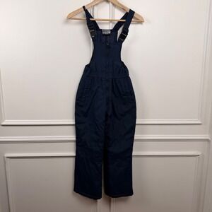 Protection System Kids' Size 7 Navy Blue Insulated‎ Snow Bib Overalls